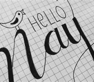 Graphic reading Hello May